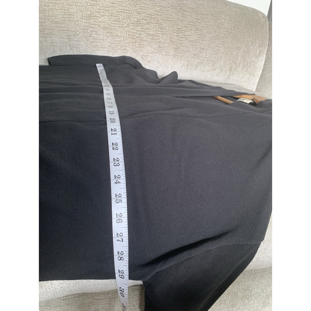 Pact 100% Organic Cotton Airplane Wrap Cardigan Black XL/XXL Travel Packable - Picture 11 of 12